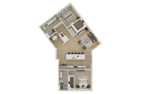 A detailed floor plan of a two-story residential building.
